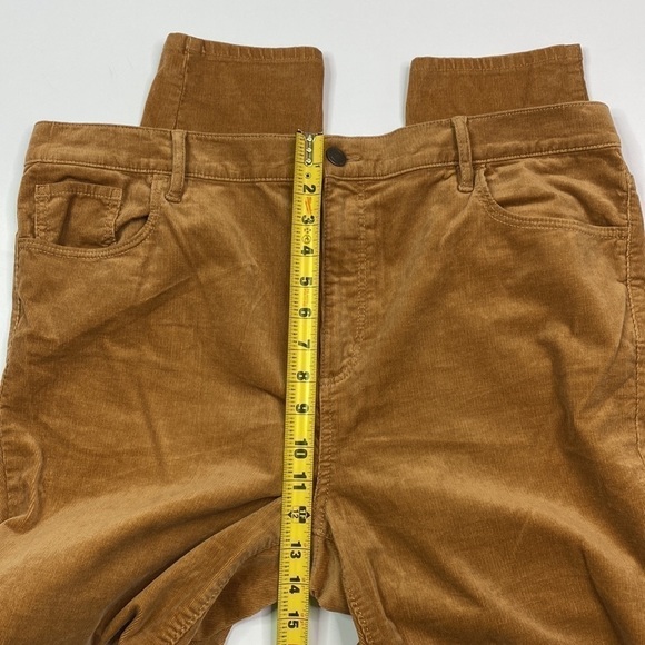 Loft Outlet Light Brown Corduroy Hi Rise Skinny Pants Size 16 - Picture 10 of 13